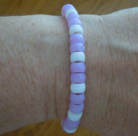 beaded bracelet craft for kids